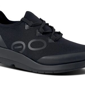 OOFOS Men's Sport LS Black Shoes